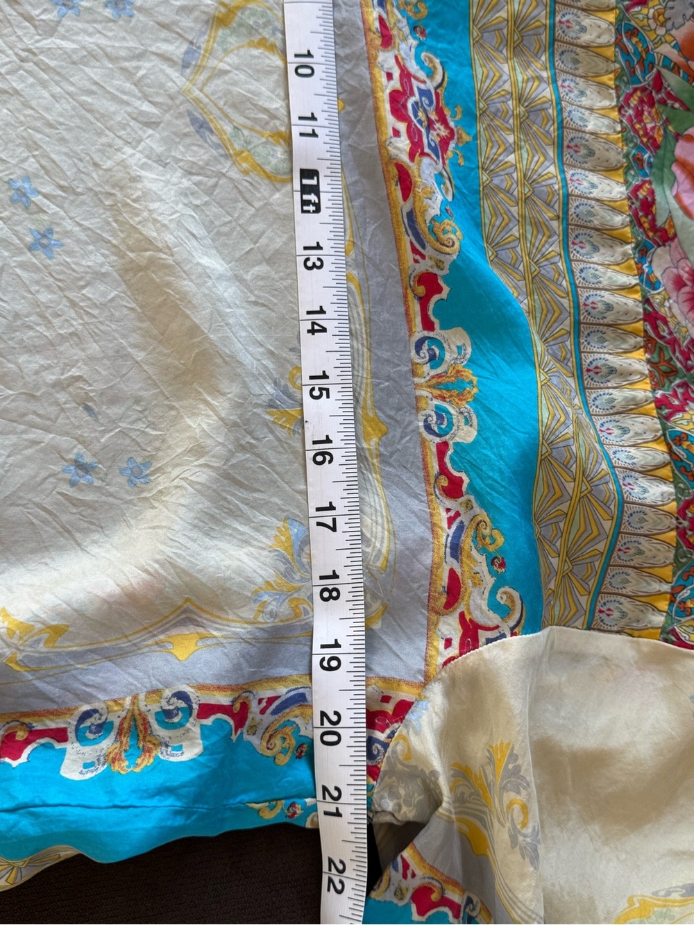 Johnny Was Multicolor Floral Silk Open Kimono Jacket - Picture 4 of 7